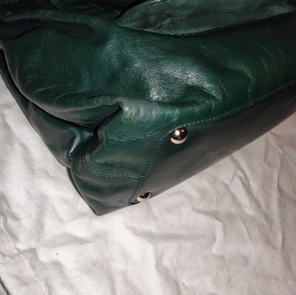 Nina Ricci Liane Green Lambskin Bag